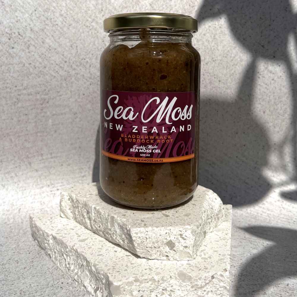 Bladderwrack & Burdock Root Sea Moss Gel Premium Sea Moss New Zealand